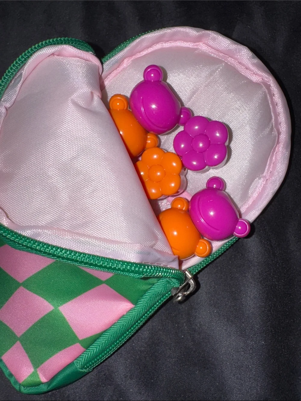 Stacking Crayons Phone Sling Bag Fruit Theme Paper Clips Kawaii Bubble Tea Plush